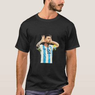 Camiseta Famosa Mão de Celebração de Riquelme nas Orelhas d