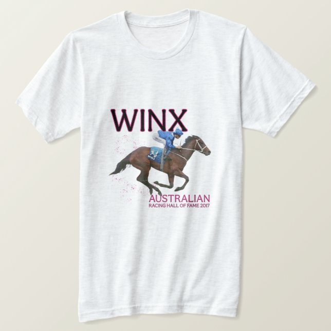 Camiseta Famoso Cavalo Winx 1975 (Frente do Design)