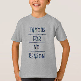 Camiseta Famoso sem motivo