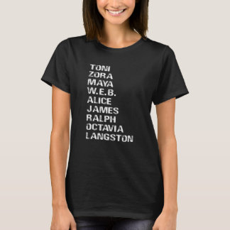 Camiseta Famosos autores negros do século 20 1