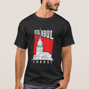 Camiseta Famous Istambul Landmarks Maidenu2019s Torre Turke