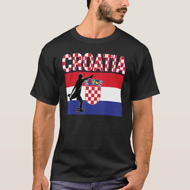Camiseta Fan Croácia National Team World Futebol Futebol Ch (Frente)