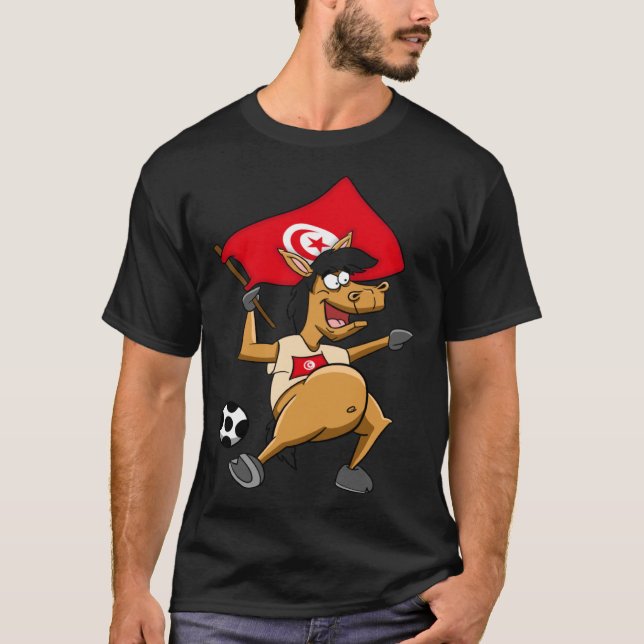 Camiseta Fan horse Tunisia (Frente)