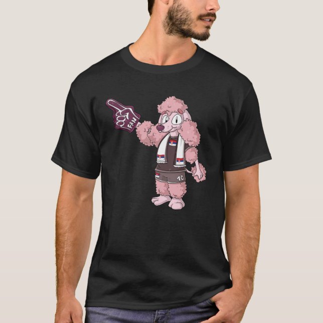 Camiseta Fan Poodle Sérvia (Frente)