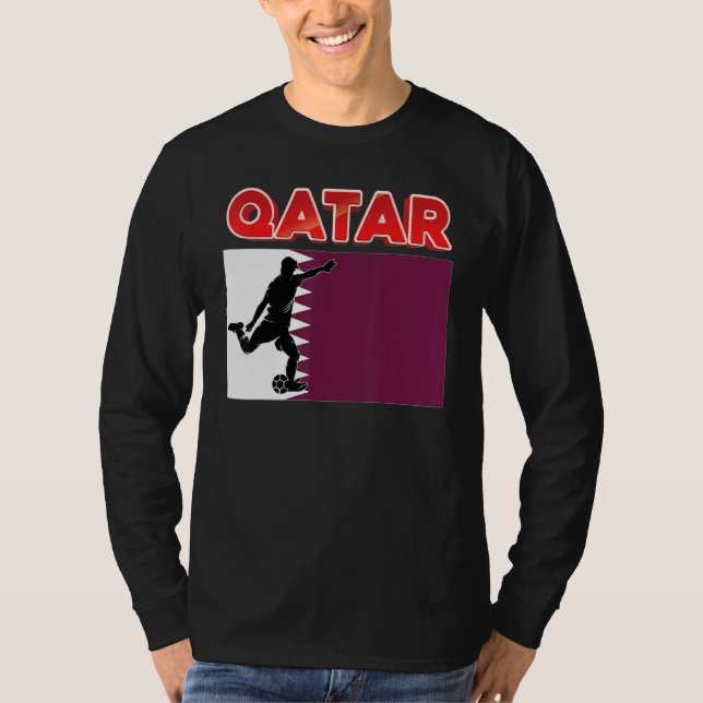 Camiseta Fan Qatar National Team World Futebol Soccer Cham (Frente)