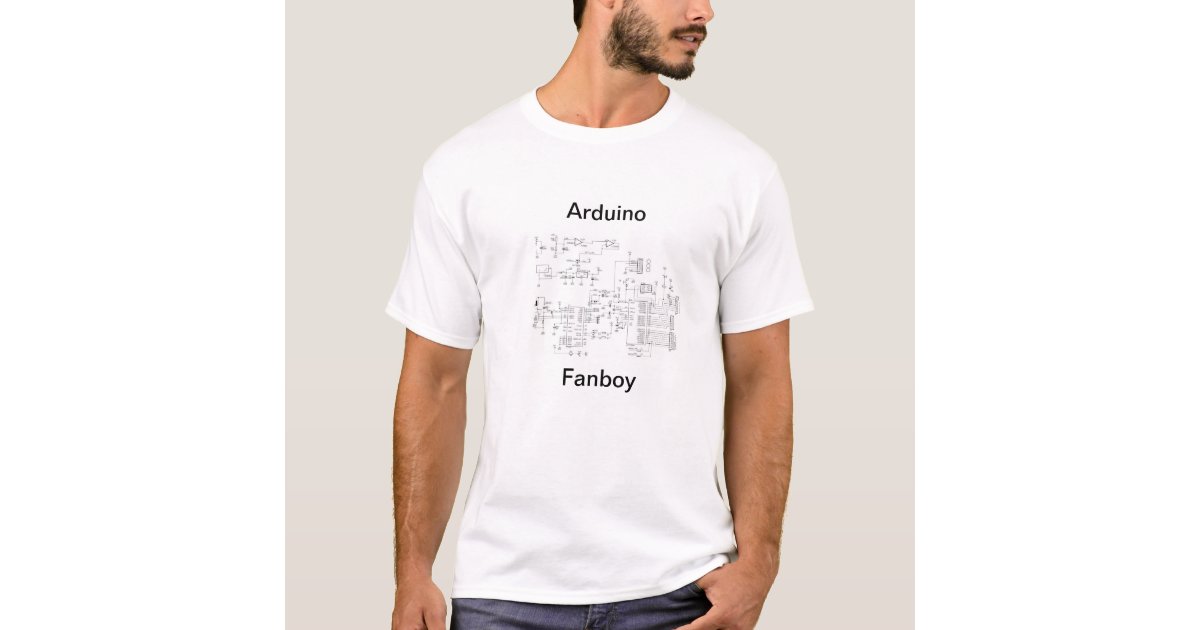 Camiseta Fanboy. esquemático de Arduino