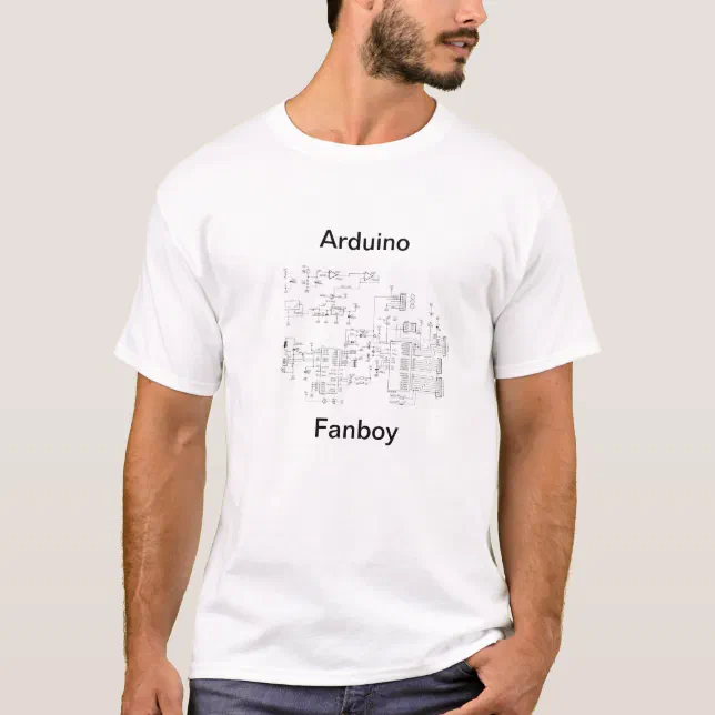 Camiseta Fanboy. esquemático de Arduino