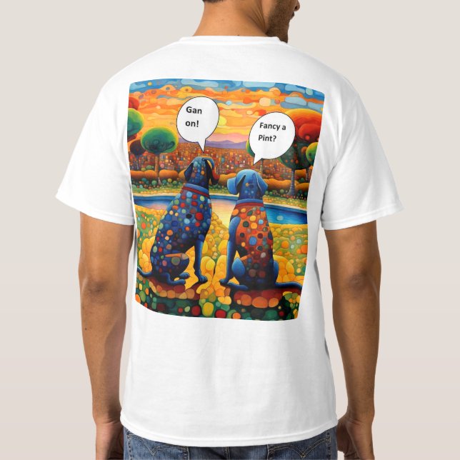 Camiseta Fancy a pint (Verso)