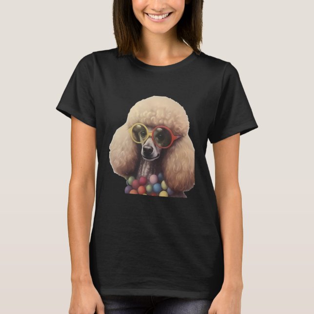Camiseta Fancy and Fabulous Poodle (Frente)