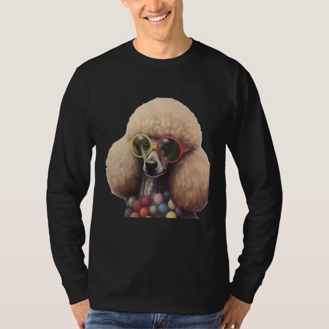 Camiseta Fancy and Fabulous Poodle (Frente)