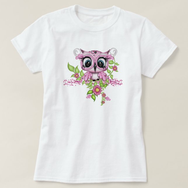 Camiseta Fancy Owl (Frente do Design)