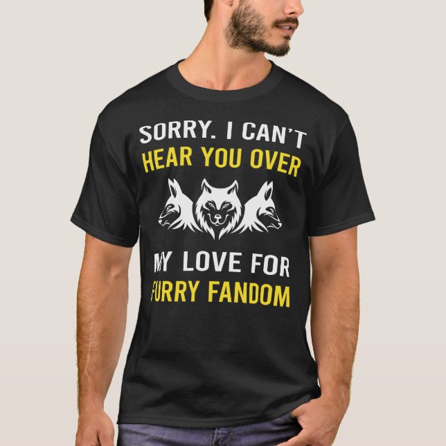 Camiseta Fandom Furry Furrie Fursona Fursuit Antrópico (Frente)