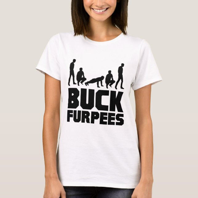 Camiseta Fanfarrão Furpees -- Malhação de Burpees (Frente)