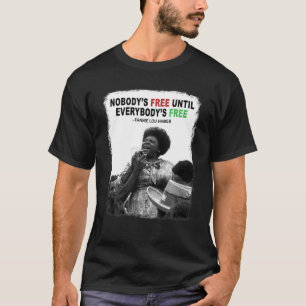Camiseta Fannie-Lou-Hamer Liberdade Civil Liberdade Histori