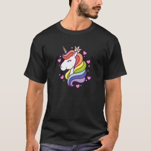 Camiseta Fanny Cute Unicorn Siga Seu Sonho Para Crianças E