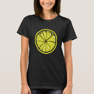 Camiseta Fantaia de Limão Amarelo Fantaia de Halloween Co