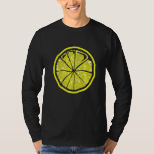 Camiseta Fantaia de Limão Amarelo Fantaia de Halloween Co