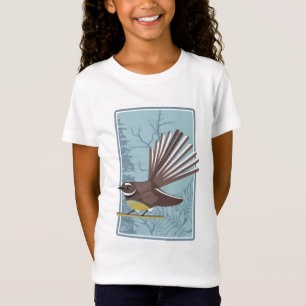 Camiseta Fantail do vetor de corte