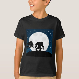 Camiseta Fantasia Assustadora de Halloween - Pé Grande na L