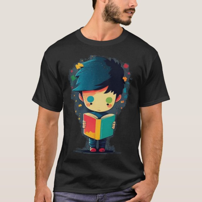 Camiseta Fantasia Book World com para Little Boy (Frente)