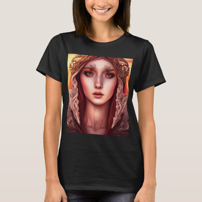 Camiseta Fantasia criatura boa bruxa PRINCESS (Frente)