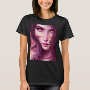 Camiseta Fantasia, criatura, princesa de fada
