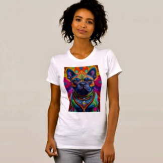 Camiseta Fantasia de aniversário do Frenchie