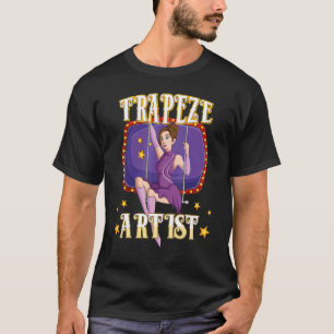 Camiseta Fantasia de Artista de Trapézio de Circo Equipe Ca