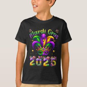 Camiseta Fantasia de Bobo do Carnaval 2025 para Crianças Me
