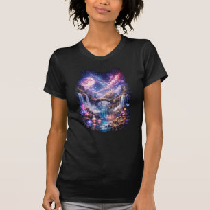Camiseta Fantasia de Cachoeira Encantada Celestial