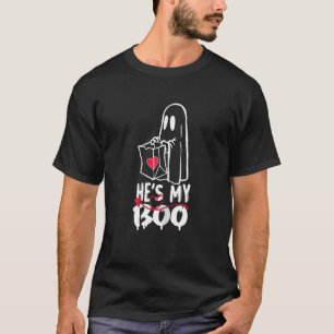 Camiseta Fantasia de Casal Combinando Feminina Ele é Meu Bo