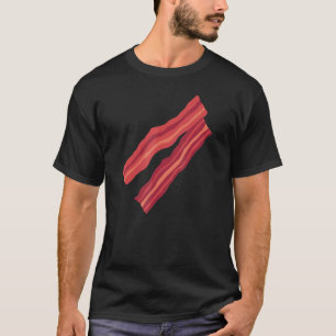 Camiseta Fantasia de casal combinante de Bacon e Ovos Melho