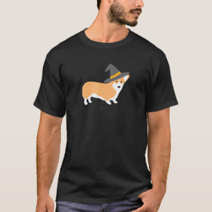 Camiseta Fantasia de Chapéu de Bruxa Fofa de Halloween para