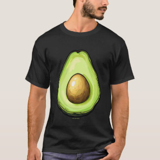 Camiseta Fantasia de comida preguiçosa fácil Abacate Pun Ha