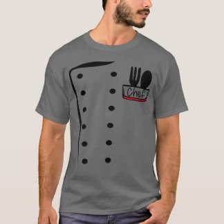 Camiseta fantasia de cozinheiro engraçado uniforme de chef 