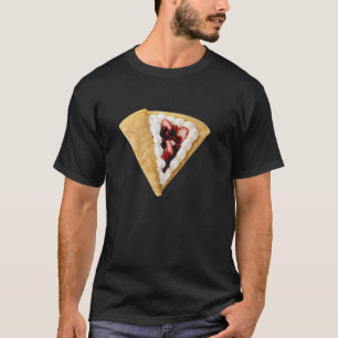 Camiseta Fantasia de Crepe Comida Piada Fantasia Sobremesas