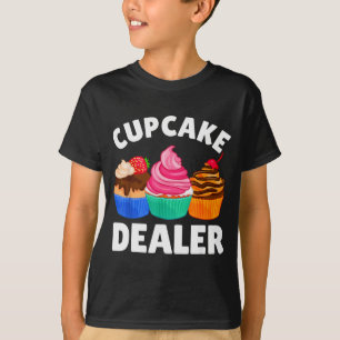 Camiseta Fantasia de Cupcake Legal Para Homens Mulheres Ass