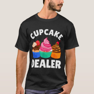 Camiseta Fantasia de Cupcake Legal Para Homens Mulheres Cup