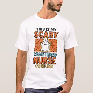 Camiseta Fantasia de Enfermeira Registrada Assustadora Desi