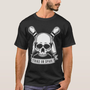 Camiseta Fantasia de Esqueleto de Pinós de Boliche para Hal