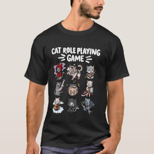 Camiseta Fantasia de Gatinho de Jogo de Interpretação de Pa