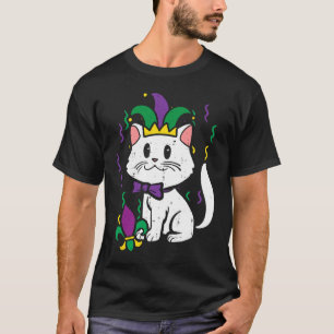 Camiseta Fantasia de Gato Bobo da Corte de Carnaval para Mu
