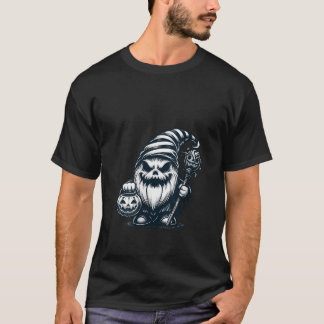 Camiseta Fantasia de Gnome de Halloween Feminina Fantasma A