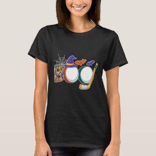 Camiseta Fantasia de Halloween Assustadora de Hockey Boo Ab
