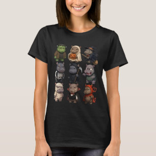 Camiseta Fantasia de Halloween de Fantasma de Hipopótamo Be