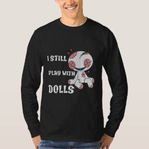 Camiseta Fantasia de Halloween de Voodoo com a qual ainda b