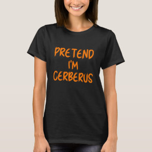 Camiseta Fantasia de Halloween Finja que sou Cérbero Divert
