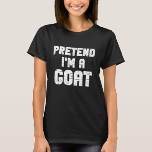 Camiseta Fantasia de Halloween Finjo Ser Um Cabrito Diverti