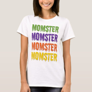 Camiseta Fantasia de Halloween Genérica Fonte Momster Pinga