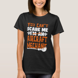 Camiseta Fantasia de Halloween Você Não Pode Me Assustar Eu